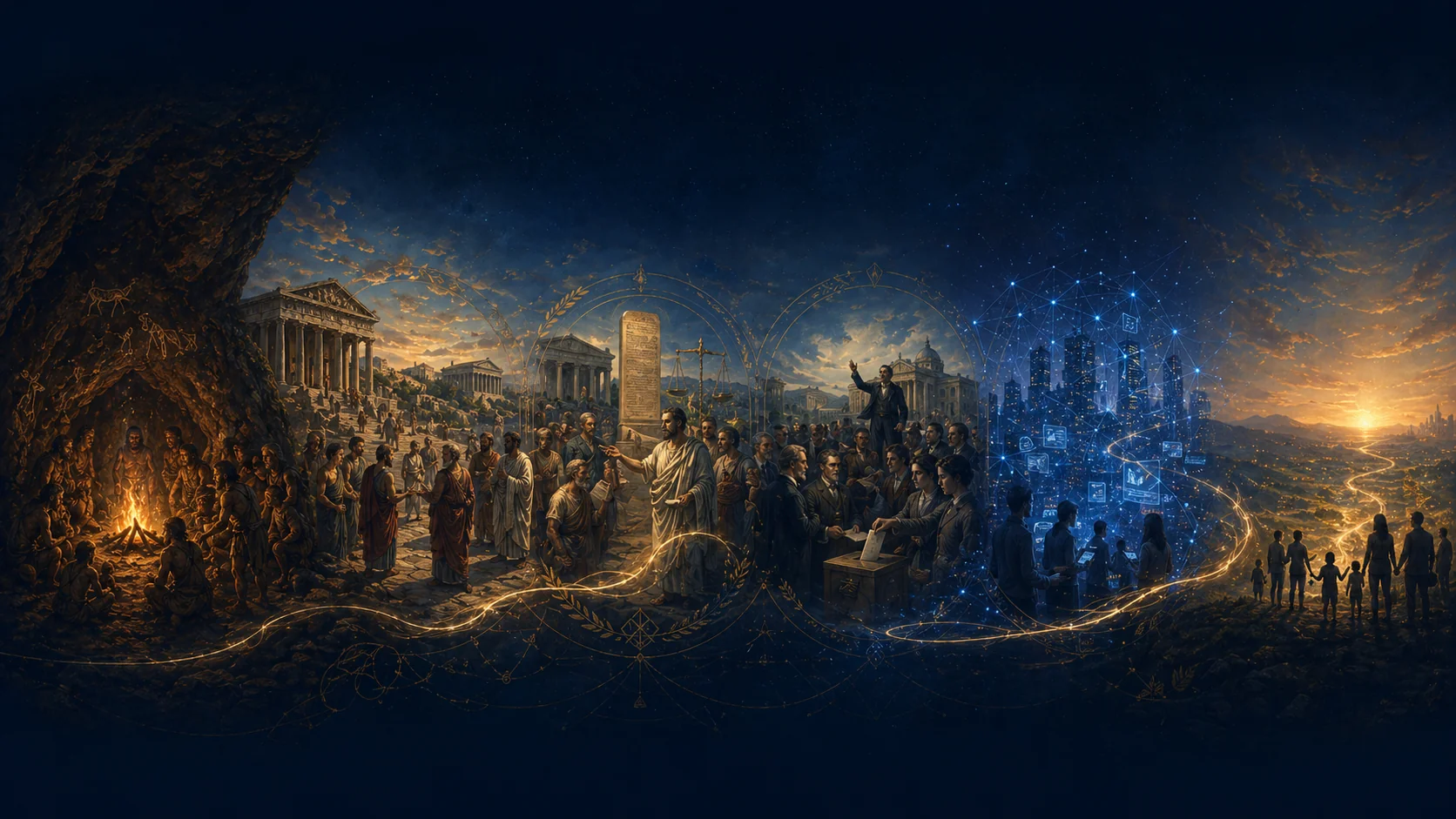 Fresque de l’évolution politique de la caverne à l’algorithme