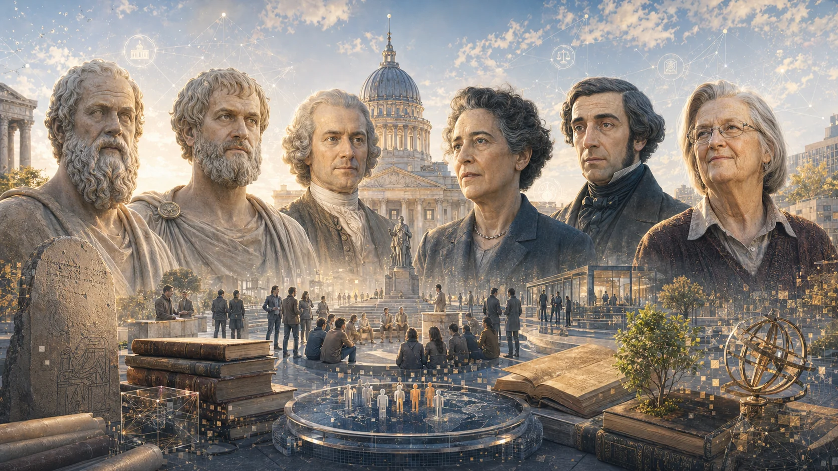 Six philosophes politiques en dialogue avec la cité